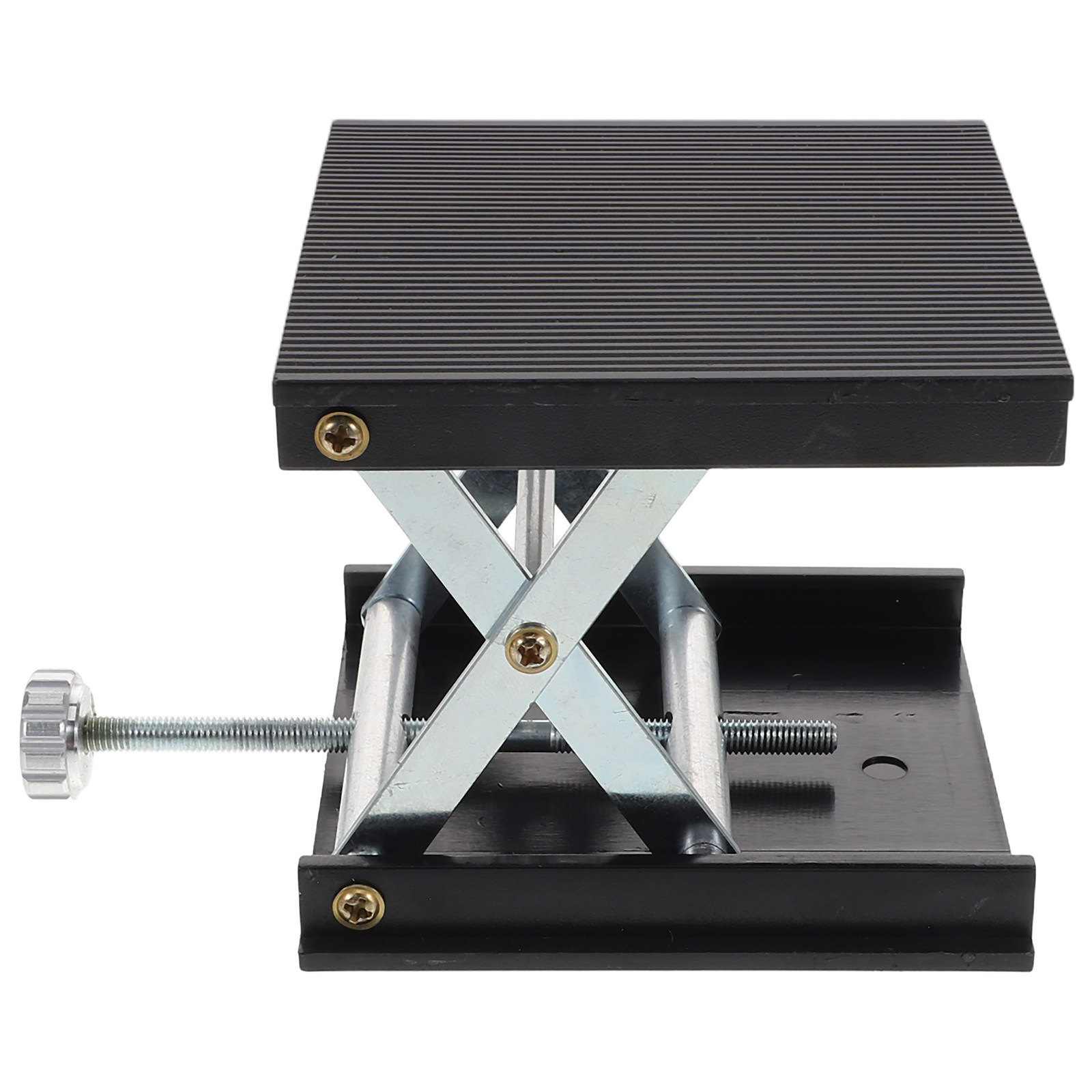 Heavy Equipment Jack Stands - 調整可能なラボジャックスタンド、シザーデザイン、ヘビーデューティー実験室用リフトテーブル、ガラス器具用精密高さ調整機能付き