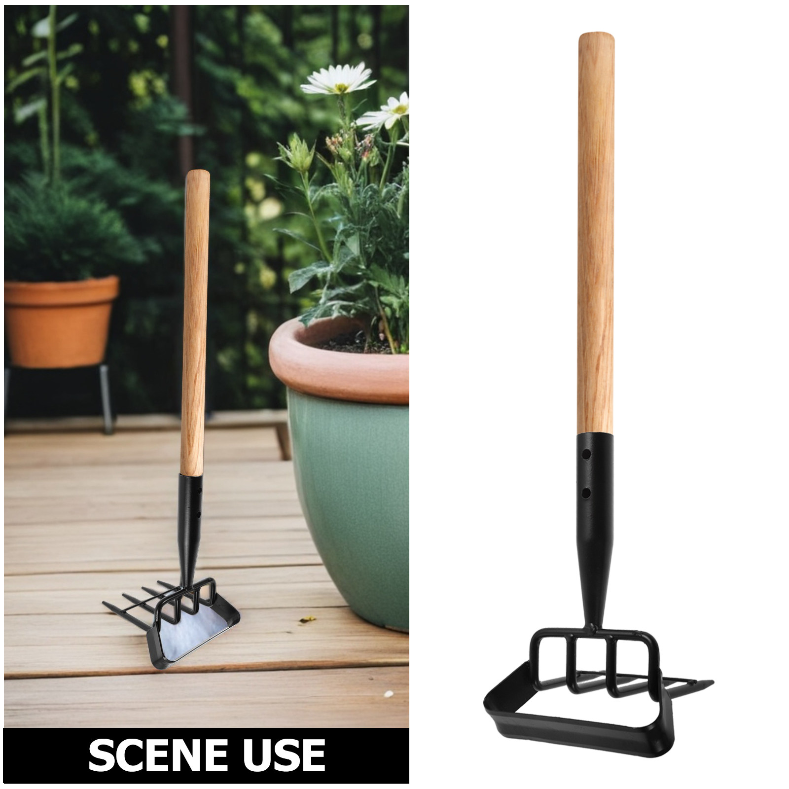 ガーデンツール 除草レーキ 除草用レーキ 高耐久性ガーデニン - Heavy Equipment Helper のレビューと価格