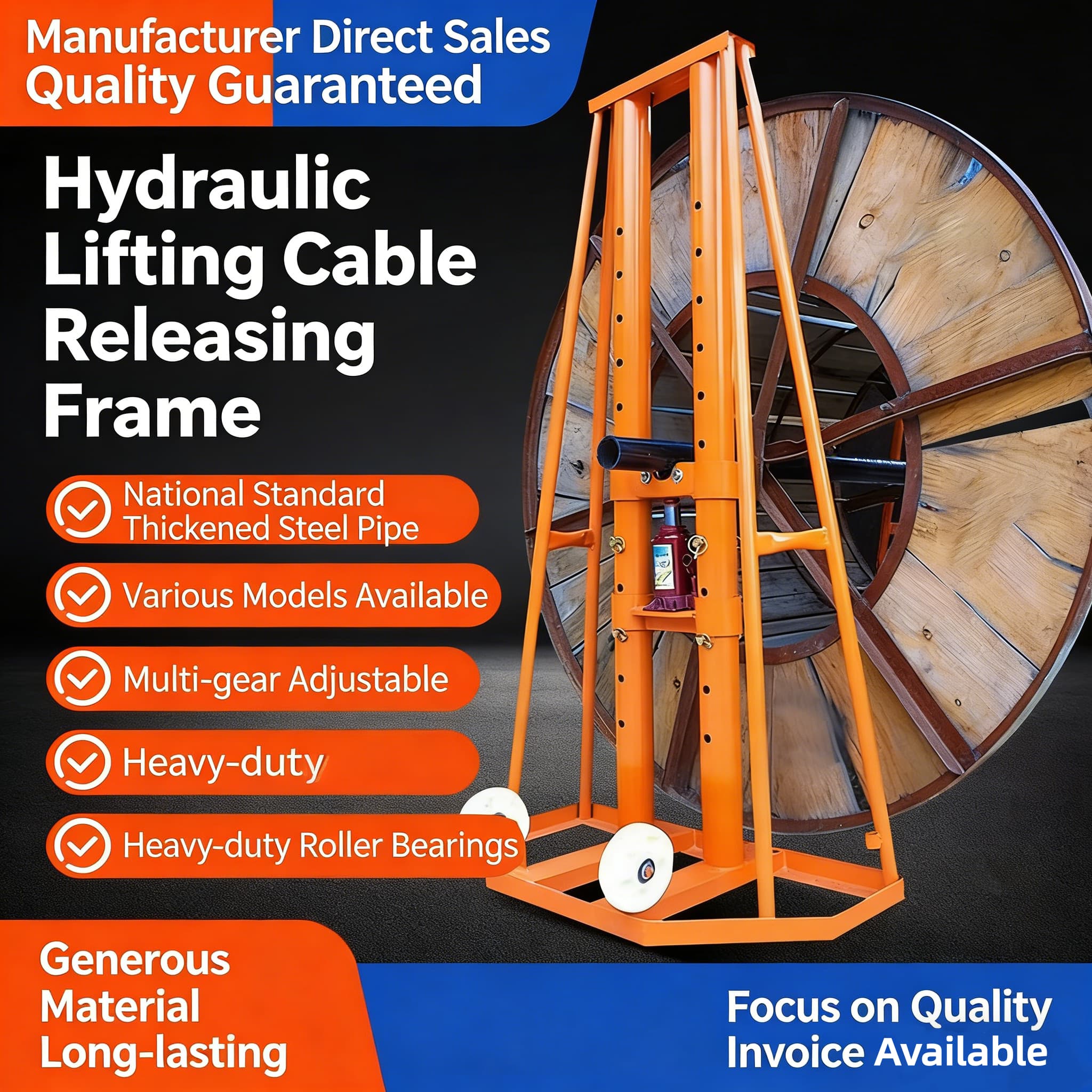 重荷重ジャッキ 油圧式架線装置 接地調整式ジャッキスタンド  - Heavy Equipment Jack Stands のレビューと価格