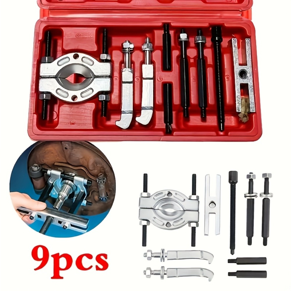 9個入りベアリングセパレーターツールセット、ヘビーデューティ - Heavy Equipment Maintenance のレビューと価格