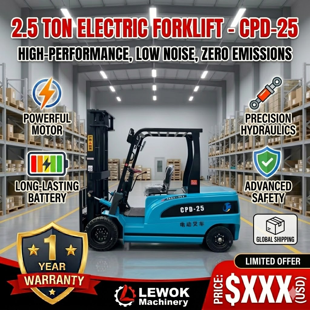 電動フォークリフトパレットスタッカー2.5トンリフトヘビーデ - Heavy Equipment Tires のレビューと価格