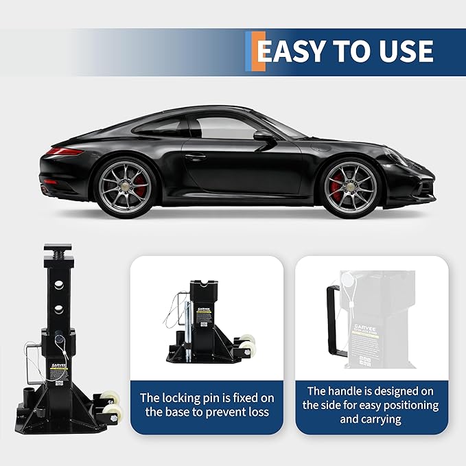 22トンジャッキスタンド、ヘビーデューティーピンタイプの車用 - Heavy Equipment Jack Stands のレビューと価格