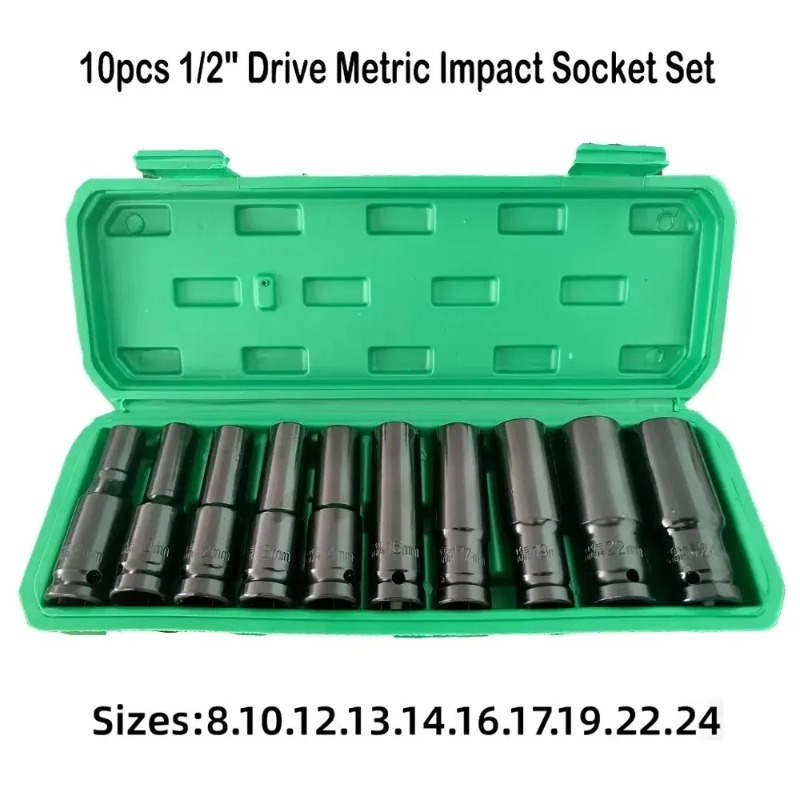 1セット10個入り 1/2インチドライブ メトリックインパク - Heavy Equipment Maintenance のレビューと価格